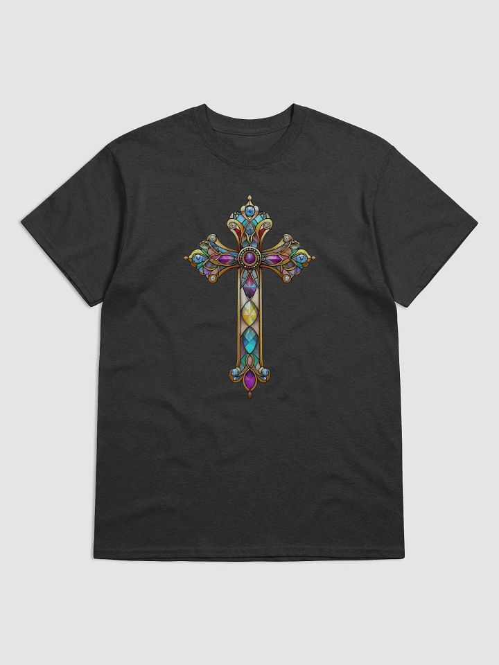 "Stained Glass Cross" Elegance T-Shirt product image (2)