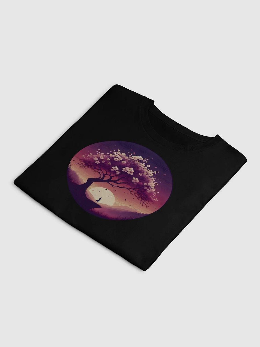 Silhouette Under a Blooming Tree Premium Crop Top product image (4)