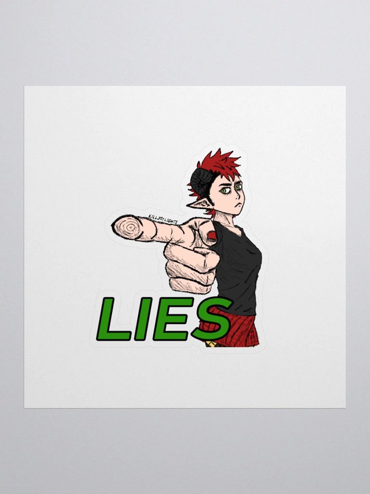 Killjoy Lies Emote Sticker product image (1)