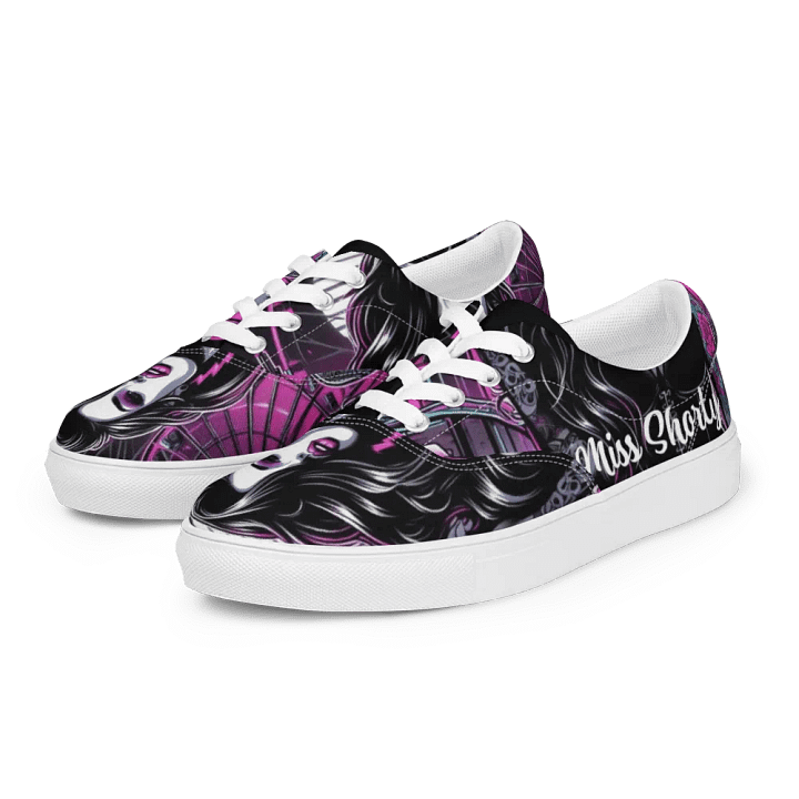 Bold and Mysterious Miss Shorty Canvas Sneakers! product image (2)