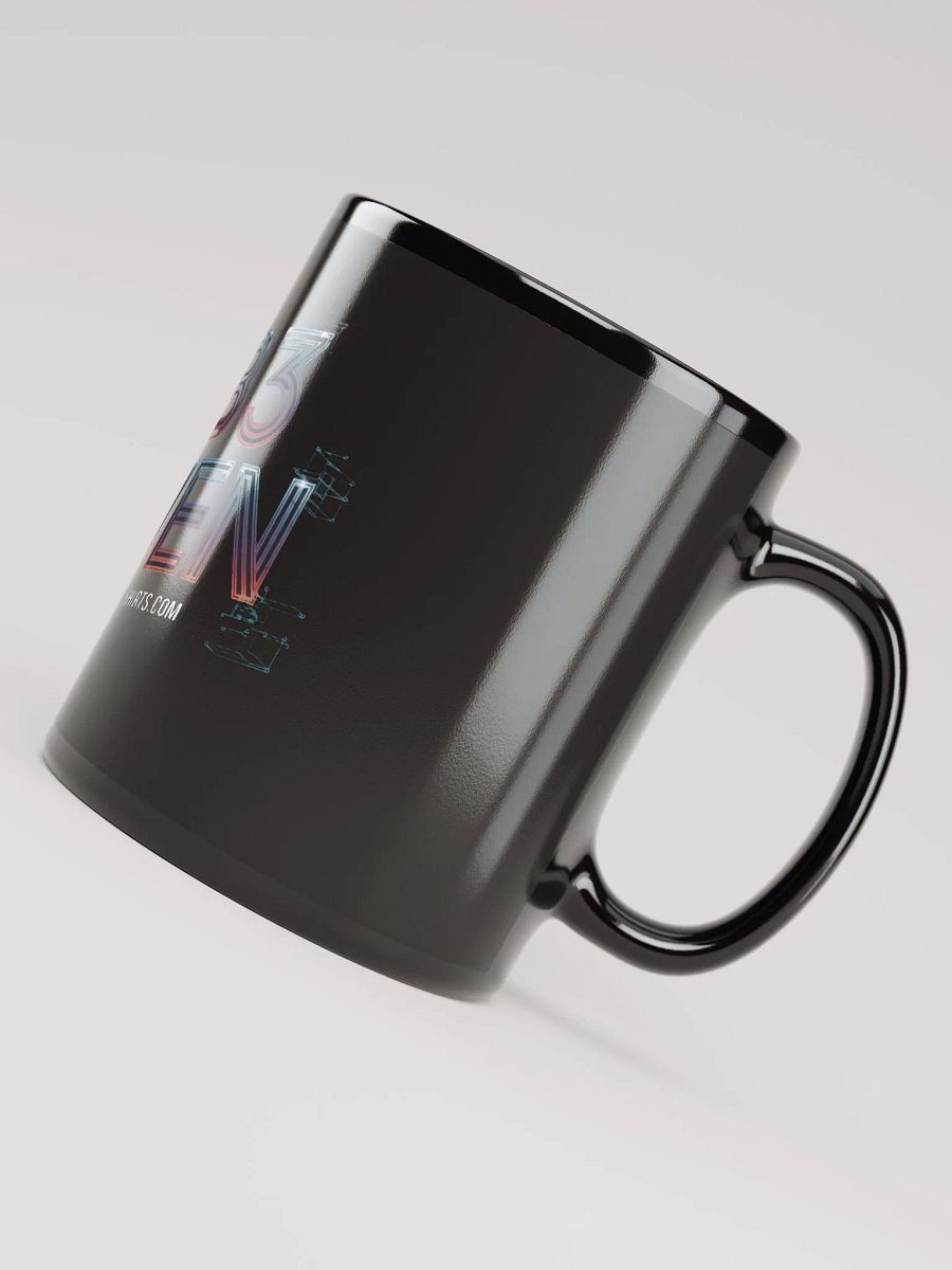 Web3 Löwen - Black Glossy Mug product image (4)