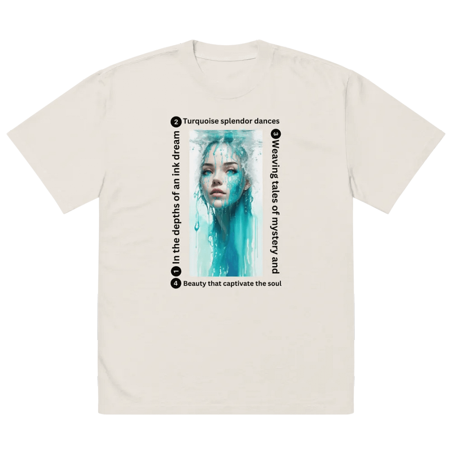 Enigma in Turquoise T-Shirt product image (17)