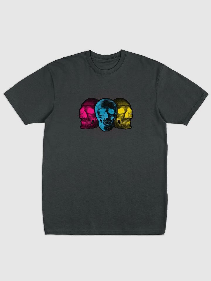 Tri-Colour Skulls Print Tee product image (1)