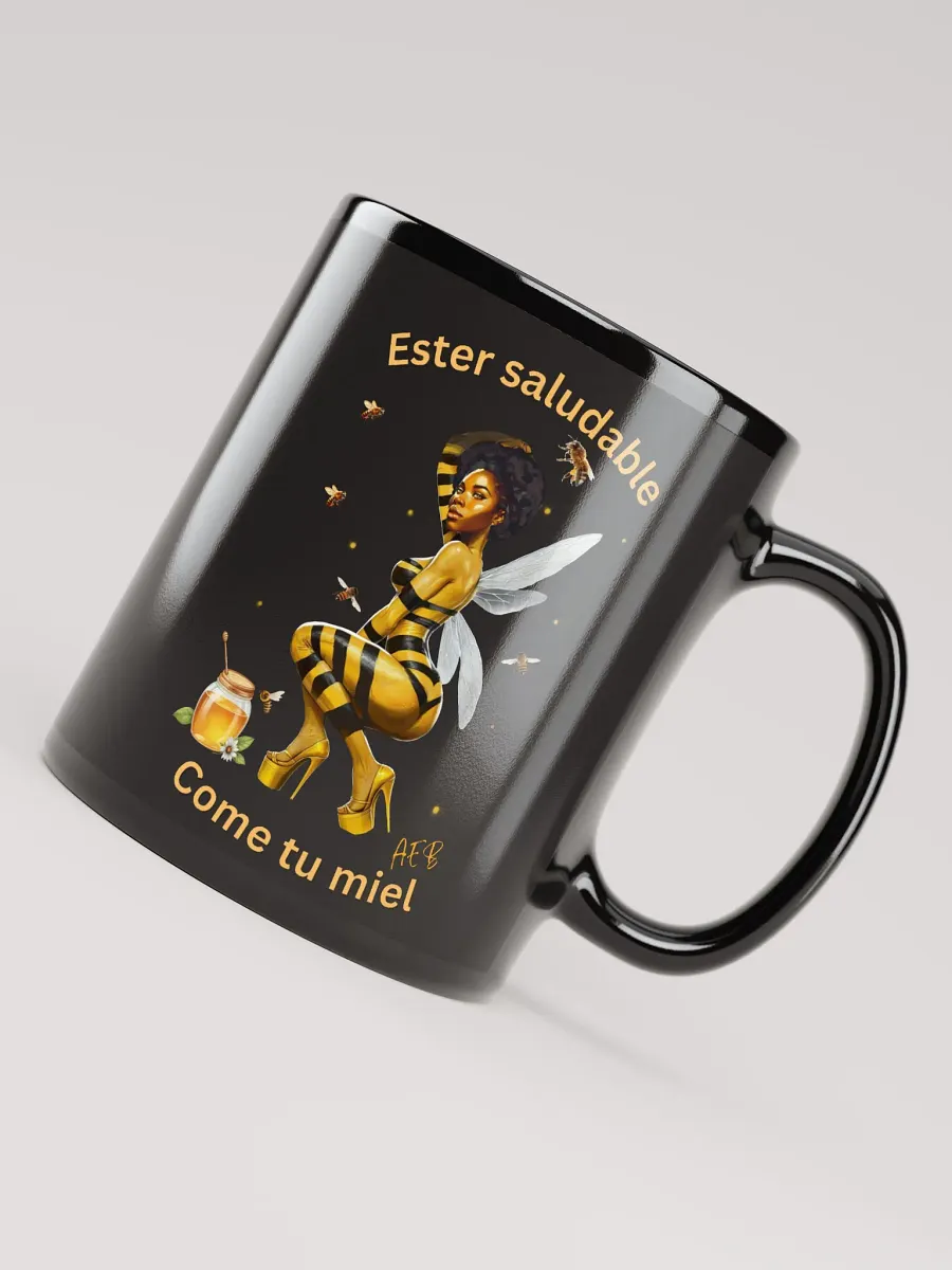 Bee Buzz Black Mug product image (10)