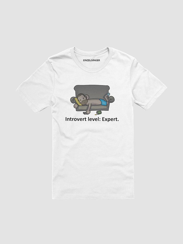Introvert T-Shirt | White product image (1)