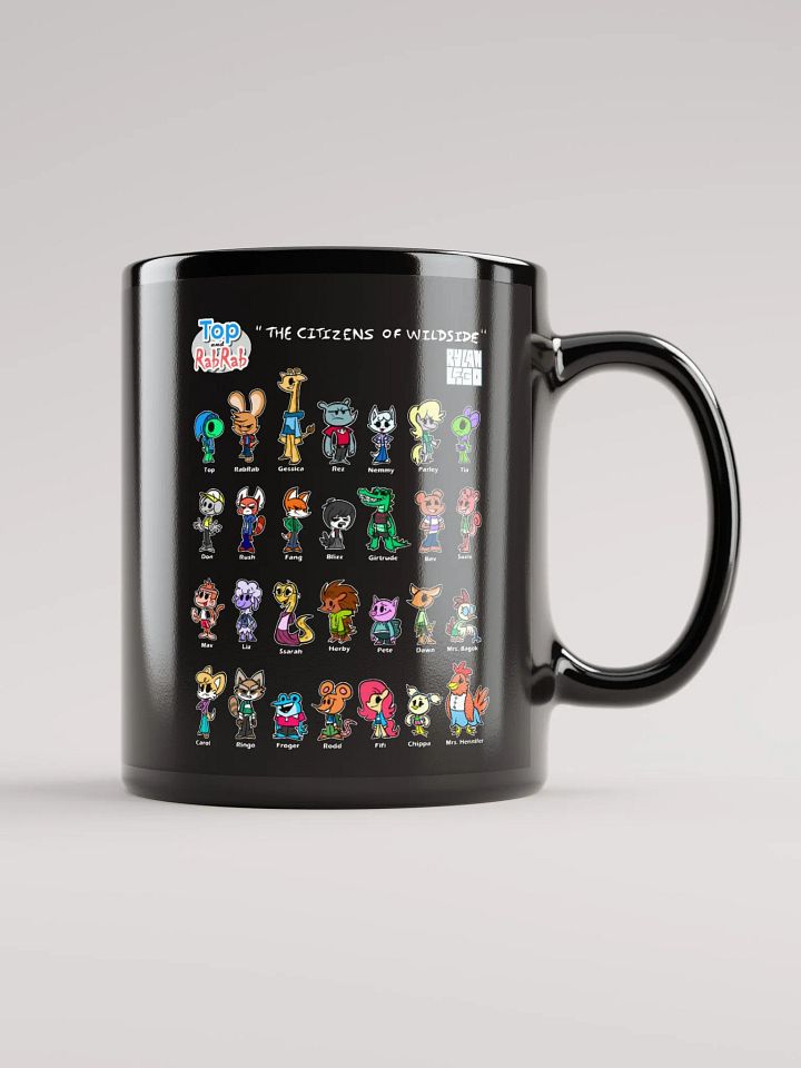 Top and RabRab Wildside Citizens Black Mug product image (1)