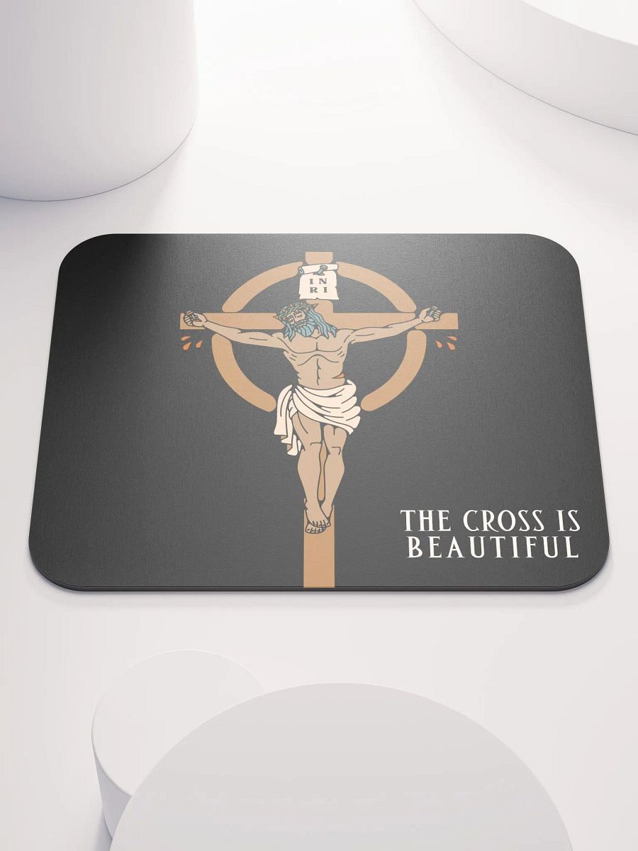 The Cross Is Beautiful Mouse Pad product image (5)