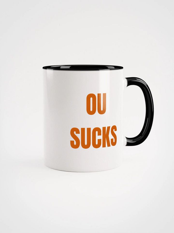 OU SUCKS Red River Rivalry Glossy Inner Color Mug product image (2)