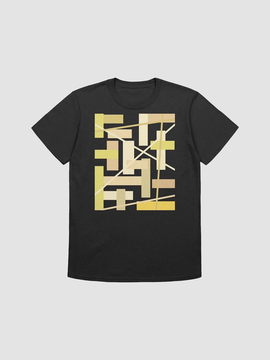 Black Background Golden Geometric Square Rectangle Line Pattern product image (1)