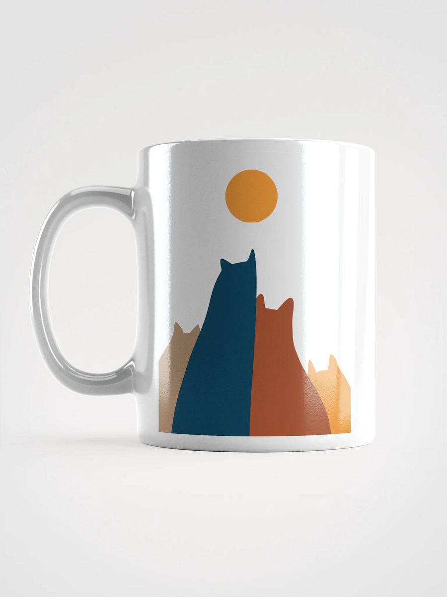 Abstract Sunset Cats Mug product image (11)