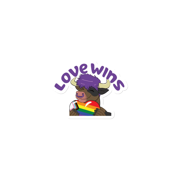 "Love Wins" Fridge Magnet product image (1)