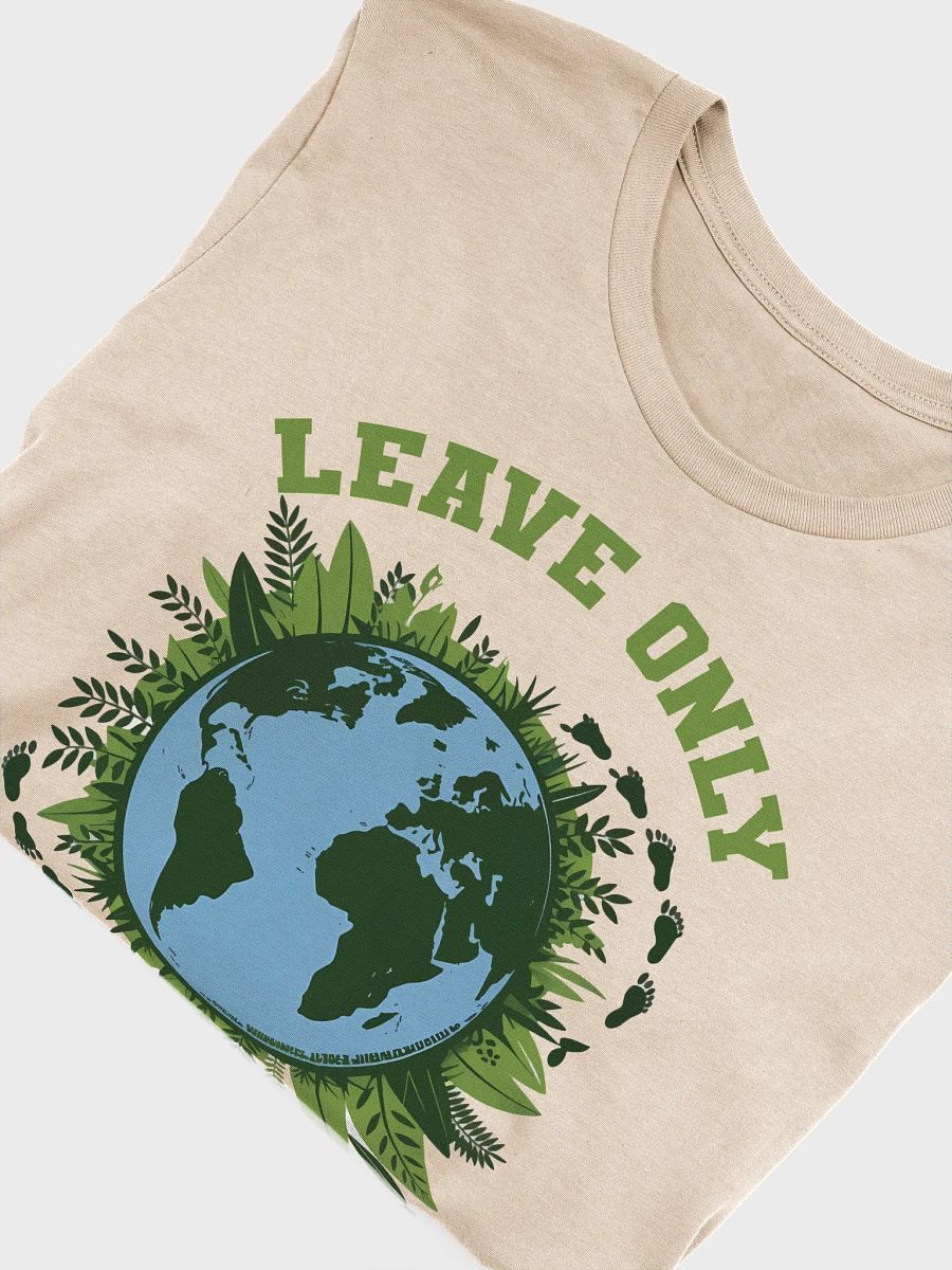 Leave Only Footprints, Care for Our Planet Bella+Canvas T-Shirt product image (5)