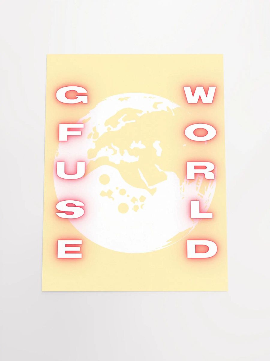 GFuse World Poster | Sand Red product image (4)