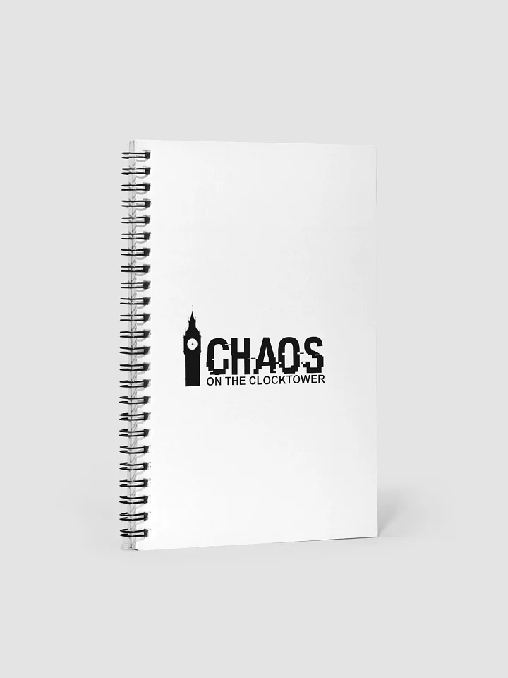 Chaos on the Clocktower Spiral Notebook product image (1)