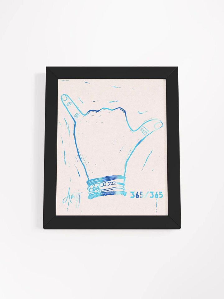 Linocut Hang Loose Art product image (4)