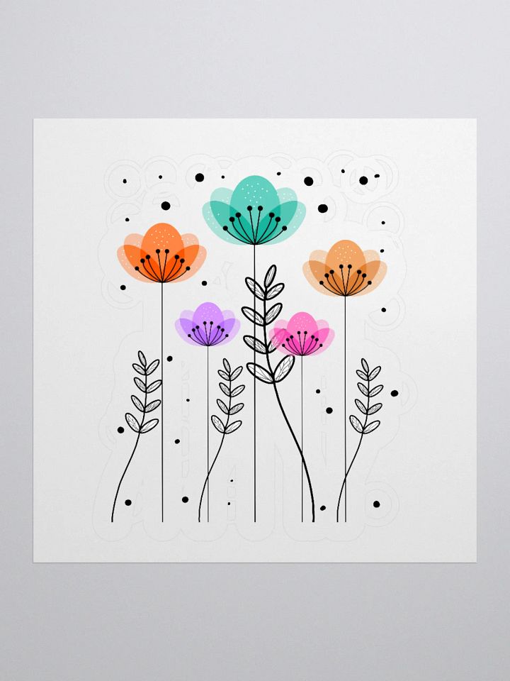 Whimsical Wildflowers Sticker Set product image (3)