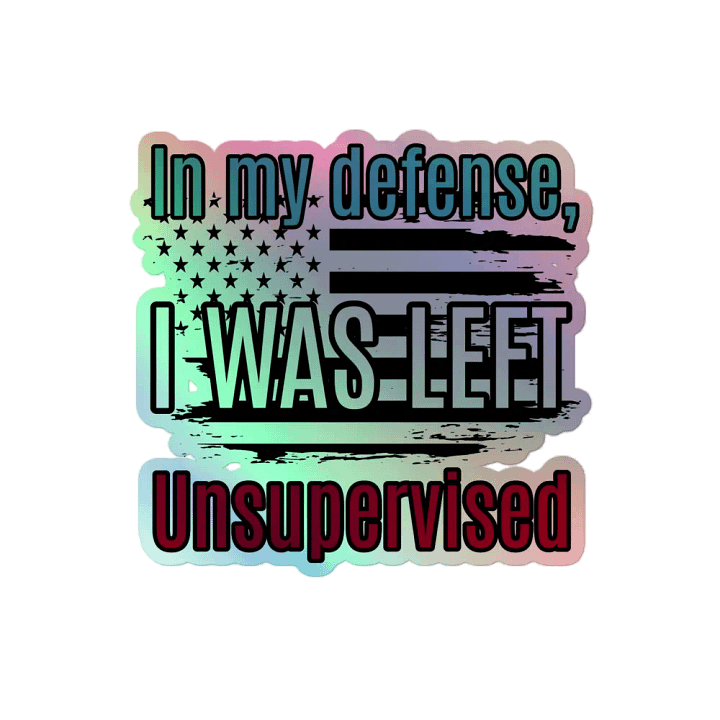 Unsupervised Holographic Sticker Set product image (2)