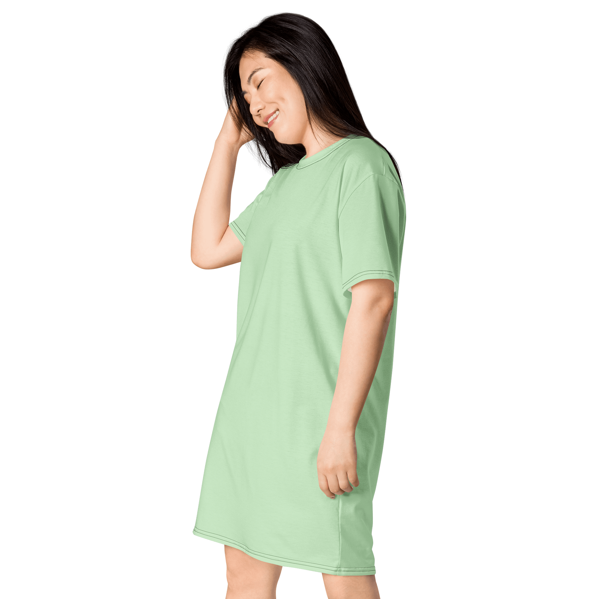 Oversized T-Shirt Dress - Vibrant Tara, Sizes 2XS-6XL product image (3)