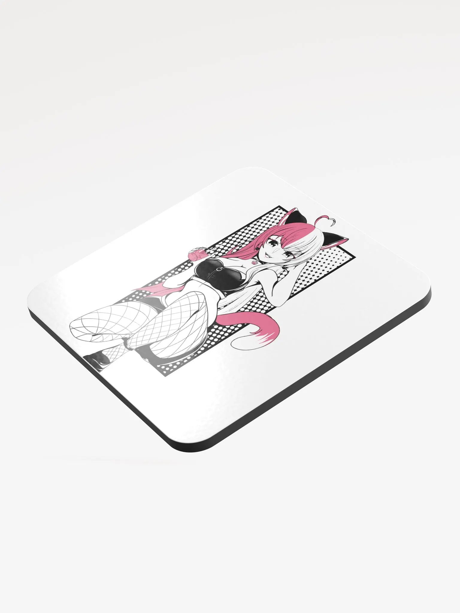 LilMeowMin Glossed Cork Coaster product image (4)