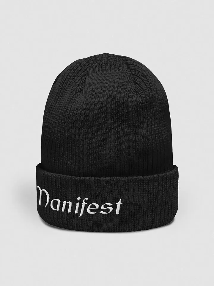 Manifest Embroidered Organic Beanie product image (2)