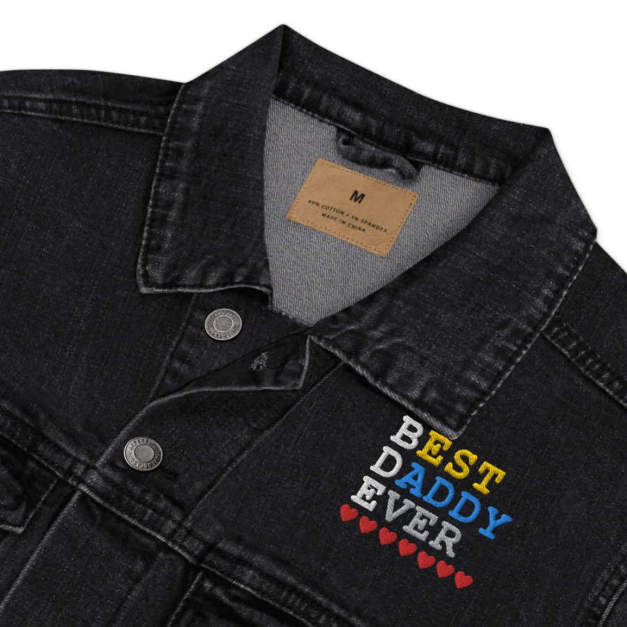 Best Daddy Ever Threadfast Denim Jacket product image (5)