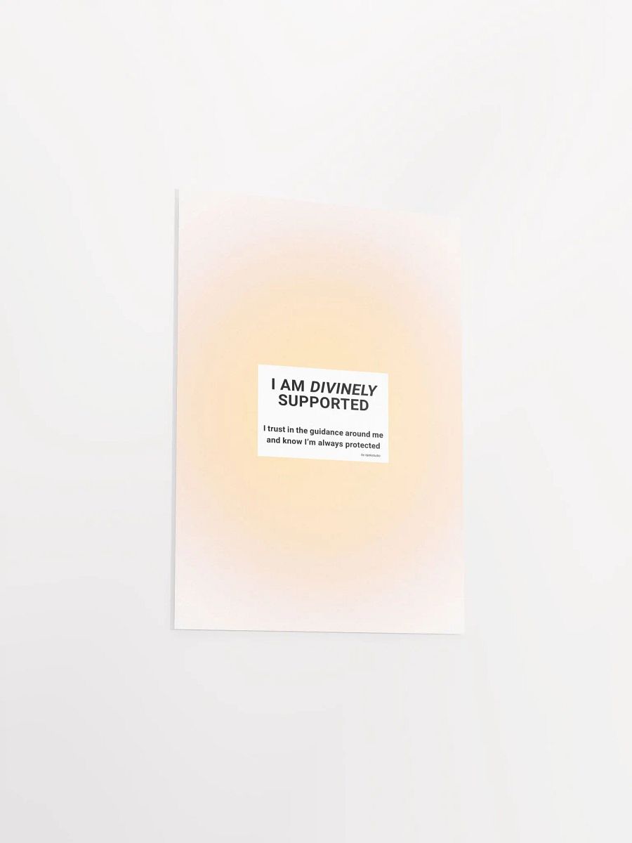 I Am Divinely Supported Gradient Print product image (9)