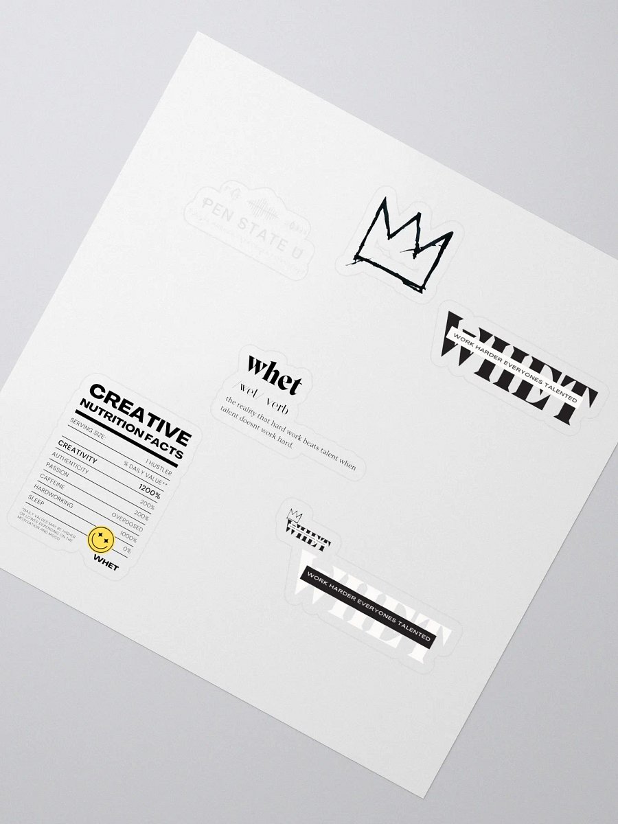 WHET Stickers product image (2)