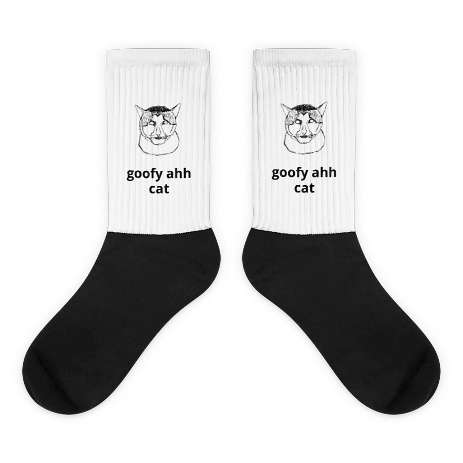 Goofy Ahh Cat Socks product image (1)