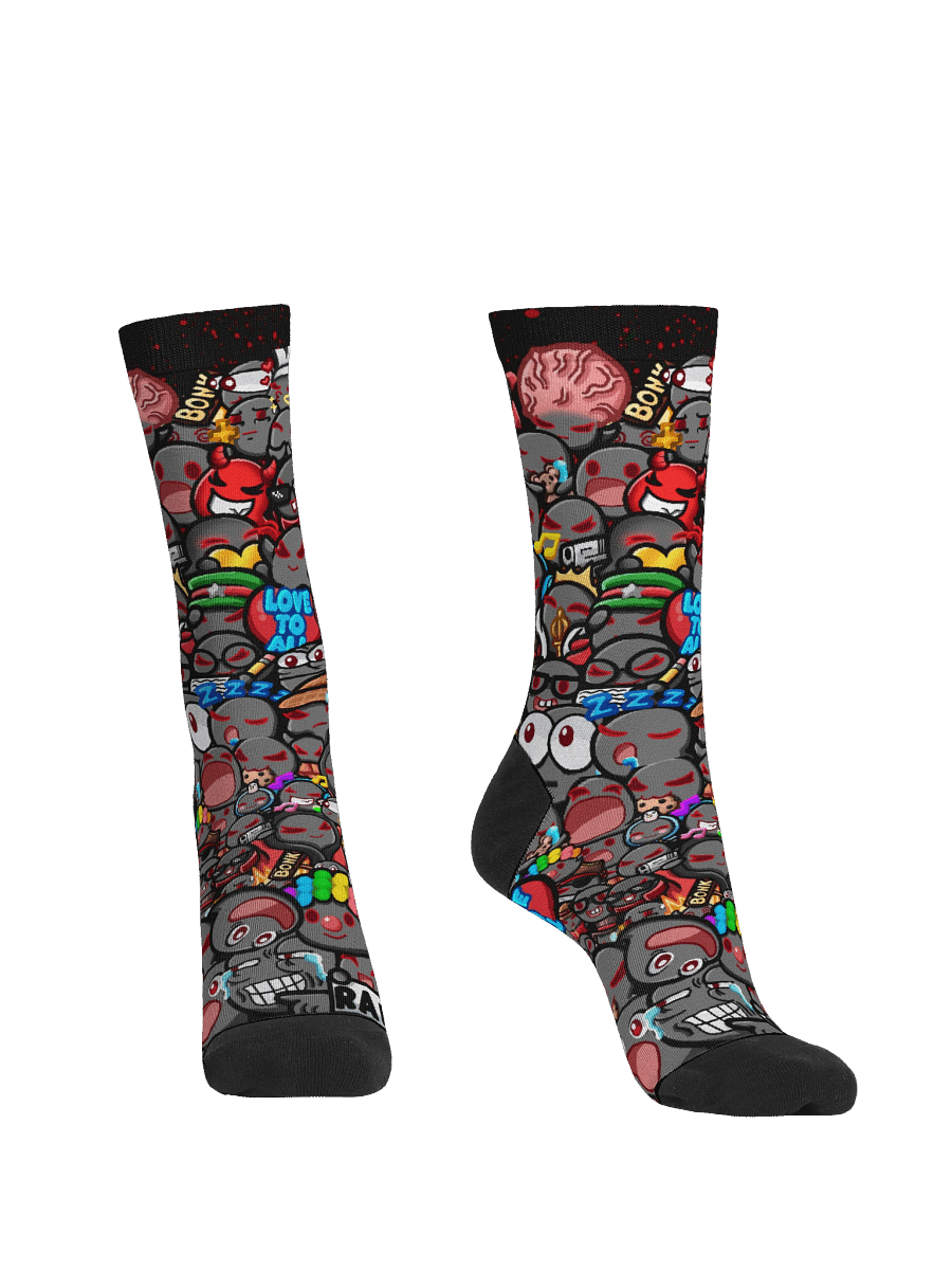 Emote-tional Support Crew Socks product image (4)