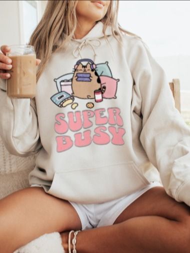 Quirky Cat Snacking Out At Home Hoodie product image (1)