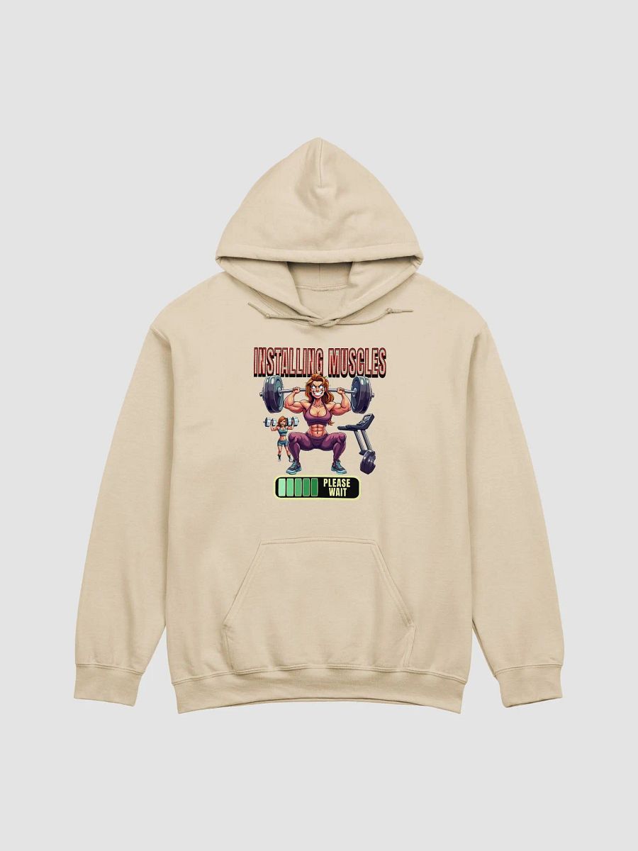 Installing Muscle Weightlifting Female Zone Hoodie product image (19)
