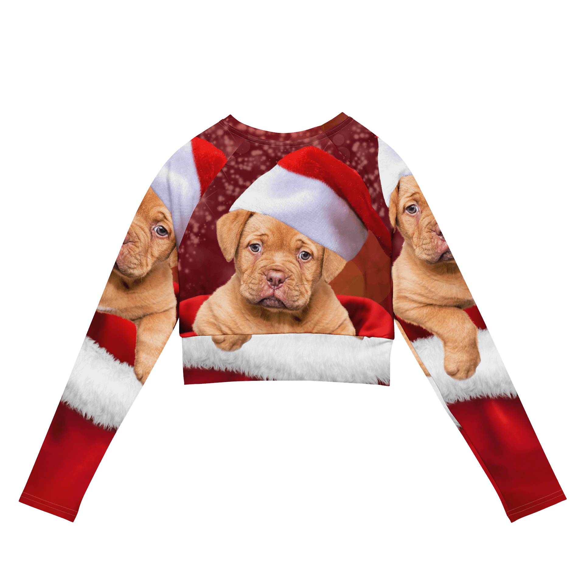 'It's Christmas' Santa Paws All-Over Print Crop Top product image (7)