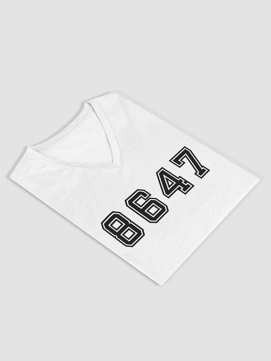 8647 College Relaxed V-Neck T-Shirt B product image (35)