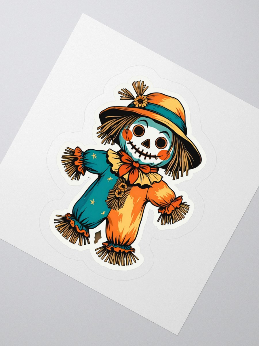 Whimsical Scarecrow Kiss Cut Sticker product image (6)
