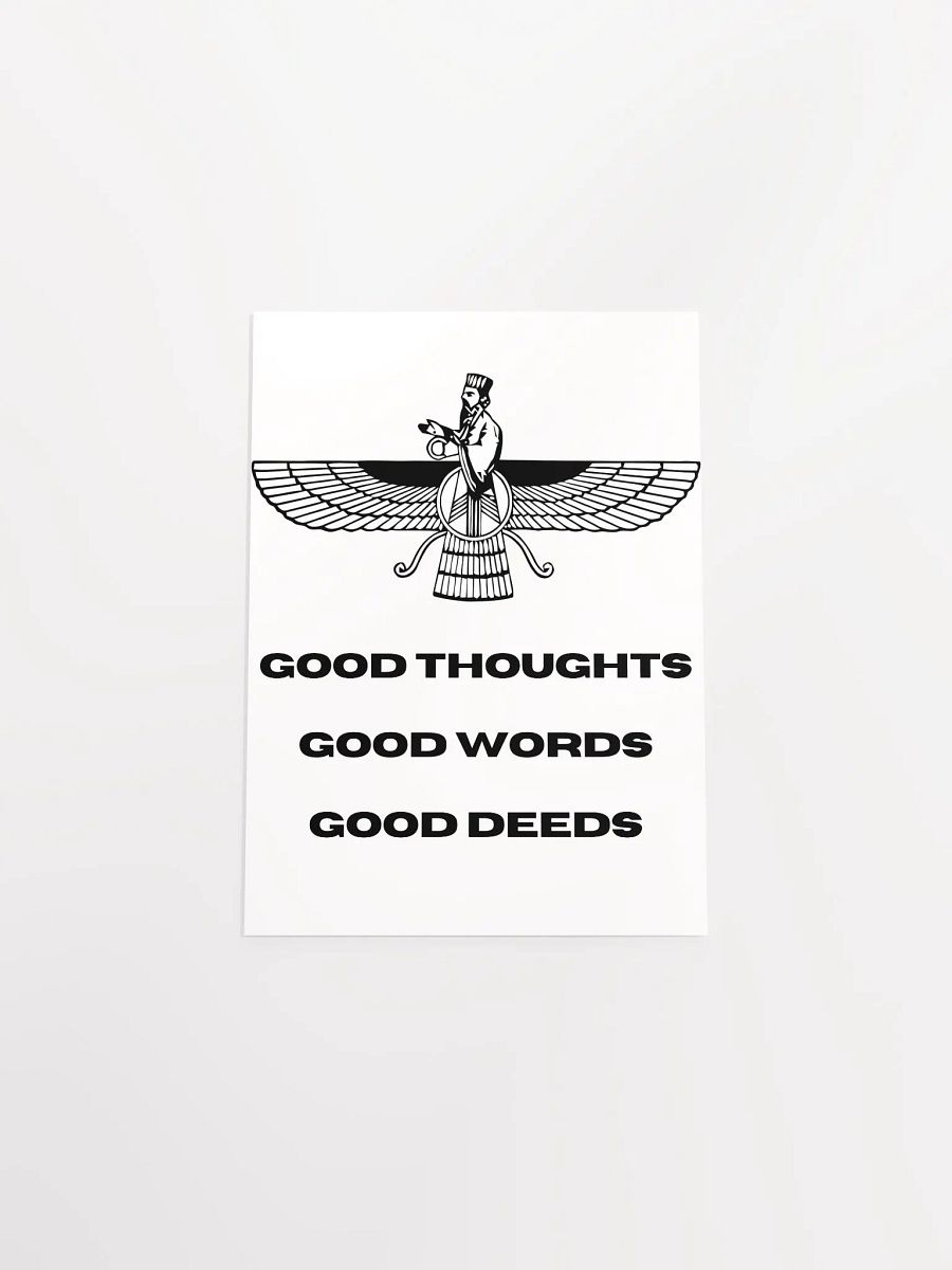 Faravahar Persian Design Good Thoughts Good Words Good Deeds product image (4)