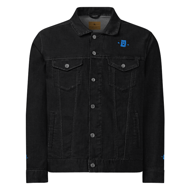 Deal Me In Black Denim Jacket product image (1)