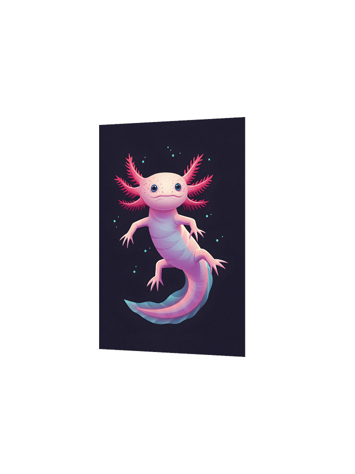The Axolotl's Aura Art Poster product image (9)