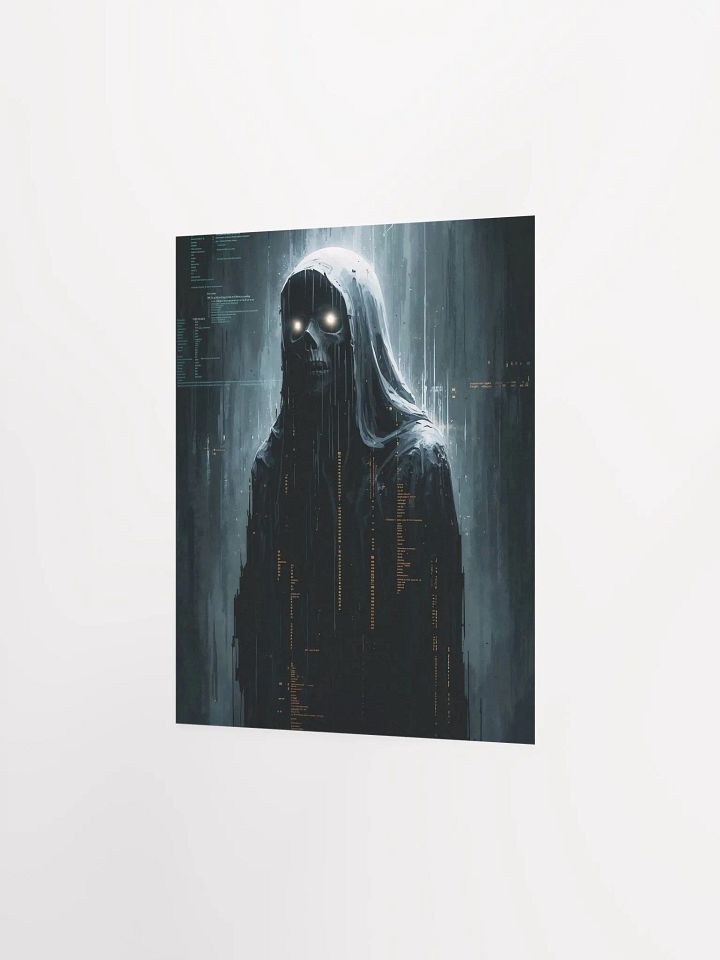 Glitchy Ghoul Matte Poster product image (13)