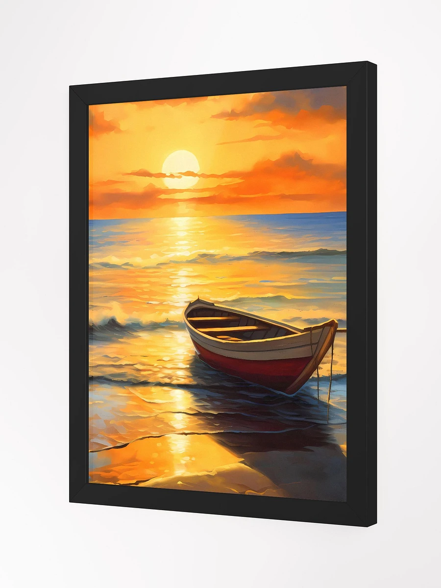 Beach Sunset Serenity Framed Print Poster product image (3)