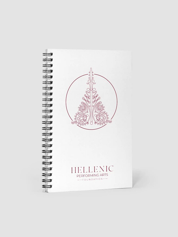 Hellenic Symmetry Spiral Notebook product image (1)