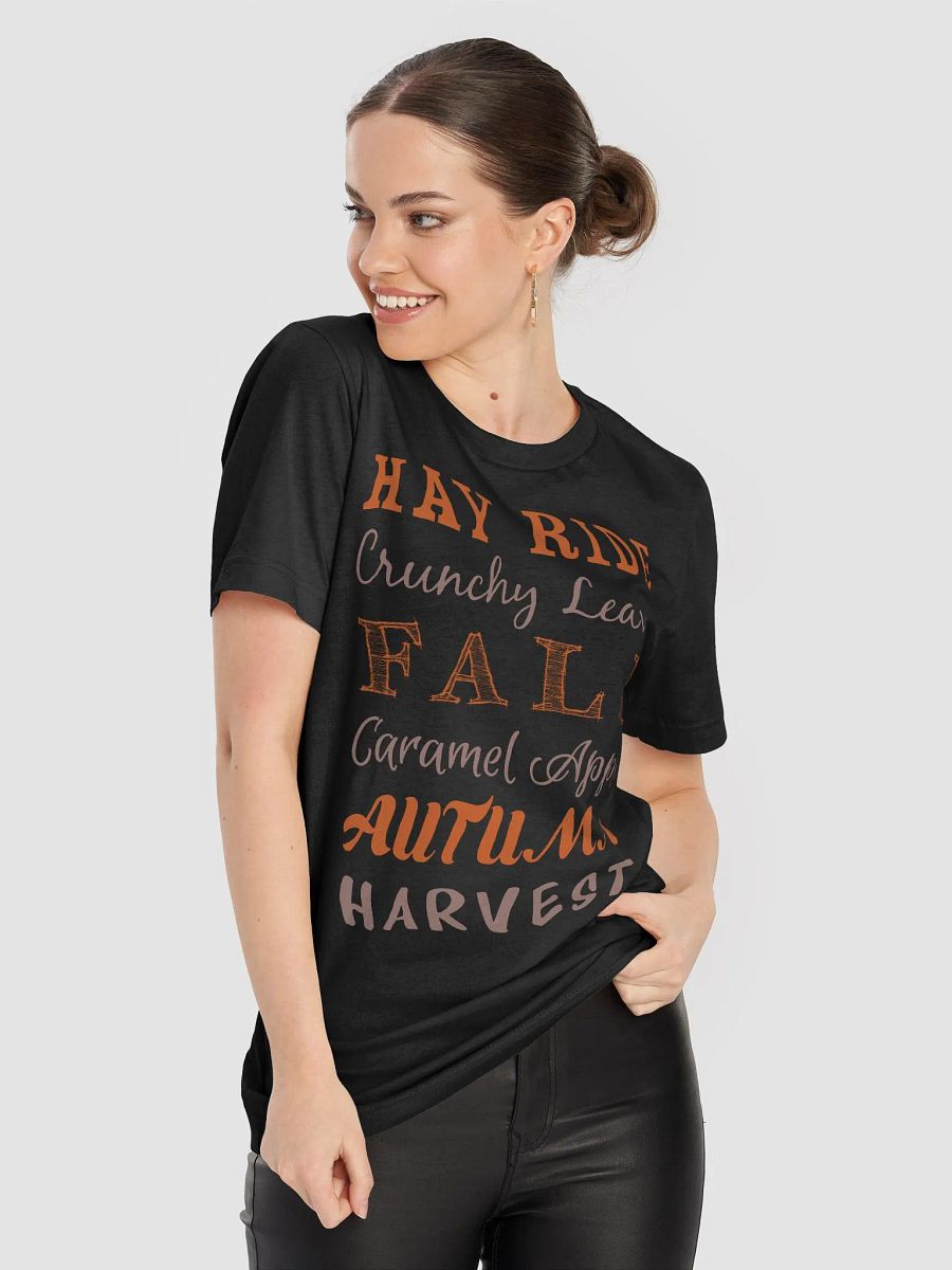 🍂 Fall Typography T-Shirt | Cozy Autumn Words Tee | Perfect Fall Harvest Shirt product image (8)