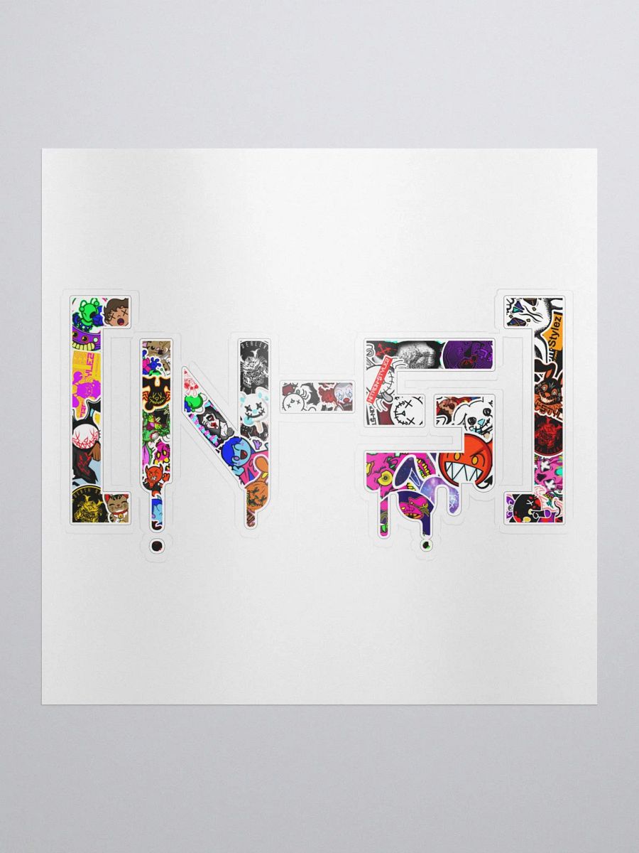Wave 5 - Sticker Bomb Logo Kiss Cut Sticker product image (3)