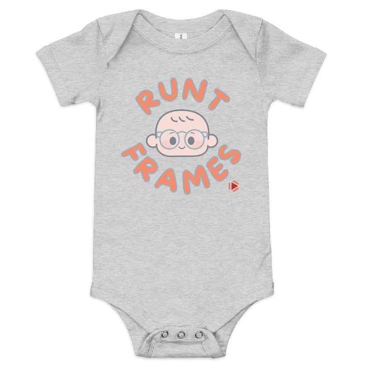 Cheerful Geek Baby Onesie - RUNT FRAMES Exclusive product image (1)
