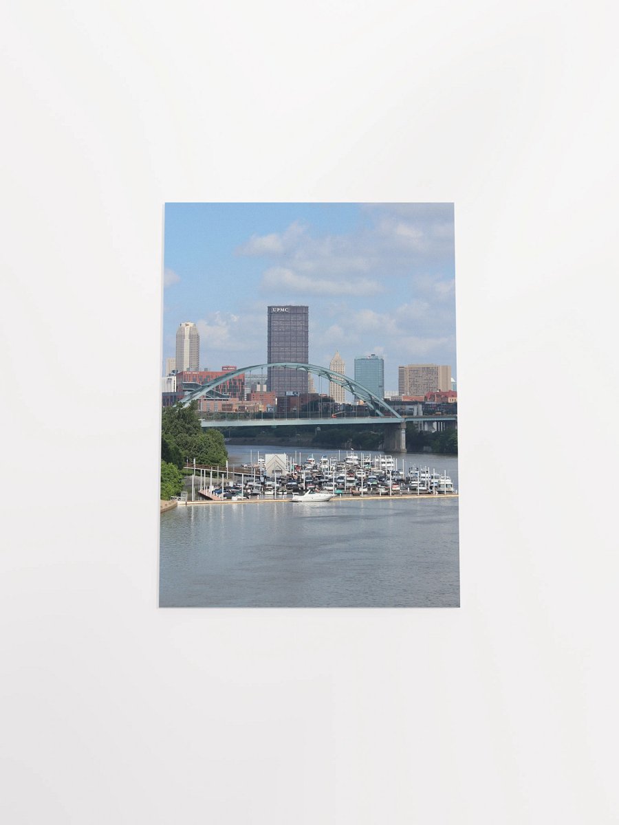 Pittsburgh - Downtown & Birmingham Bridge - print/poster product image (4)