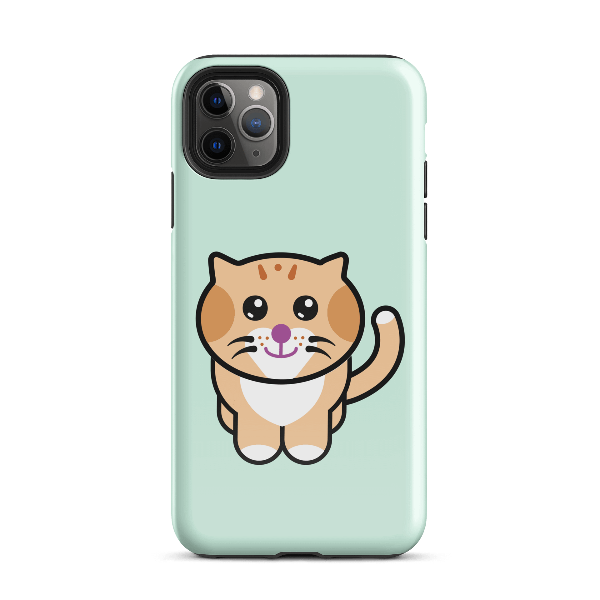 Yogii Kitty Cat iPhone case - light green product image (2)