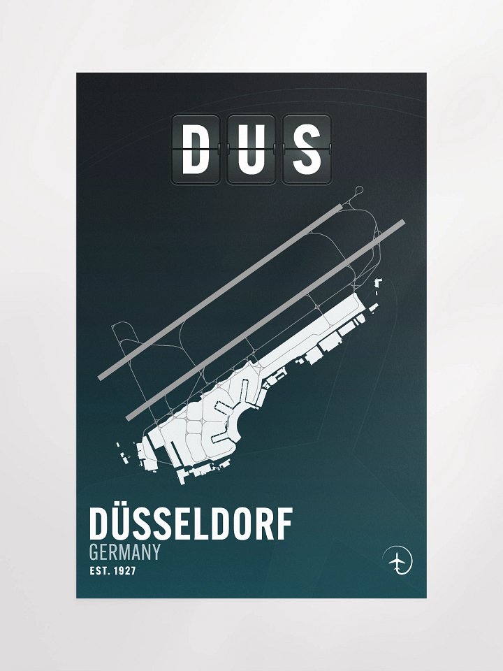 Dusseldorf DUS Poster product image (1)