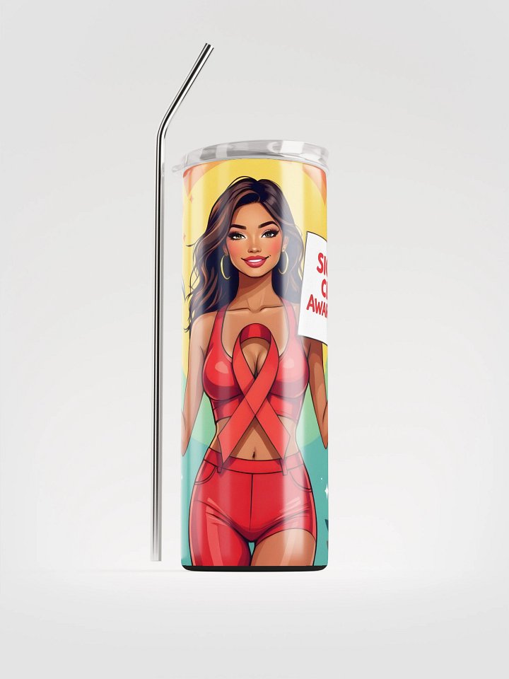 Sickle Cell Awareness Stainless Steel Tumbler product image (1)