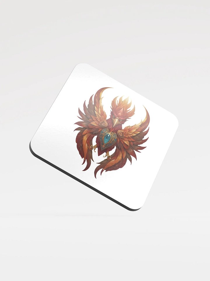 Phoenix Fire Cork Coaster product image (1)