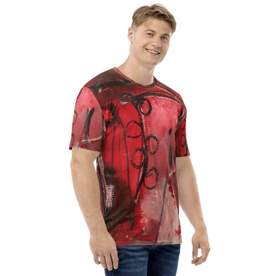 original painting by b.reters ink mixed media printed on tshirt product image (4)