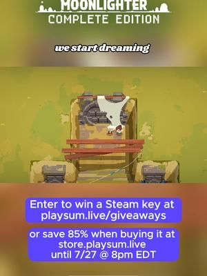Playsum is giving away Moonlighter: Complete Edition! 🌙 Play as Will, a shopkeeper with heroic dreams. Explore realms through mysterious Gates found in an archaeological dig. Brave & reckless adventurers will discover treasures beyond measure & sell their riches in the village of Rynoka 💎 Enter for a chance to win by going to our giveaways page! #cozygamer #cozygame #cozygaming #girlgamers #gaymer
